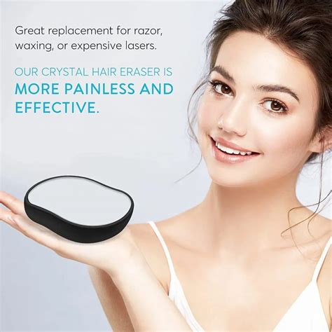 Achieve professional hair removal results at home with the magic crystal hair eraser